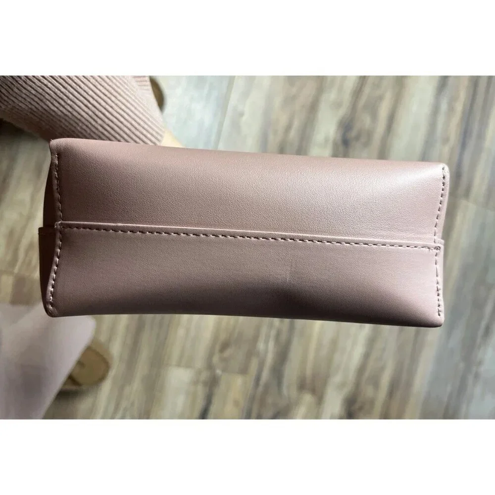 Samara Pink Vegan Leather Adjustable Crossbody Bag Women’s